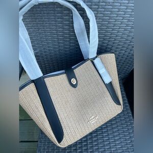 NWT!COACH Hadley Turnlock Tote Bag(COACH CAL87)fast shipping